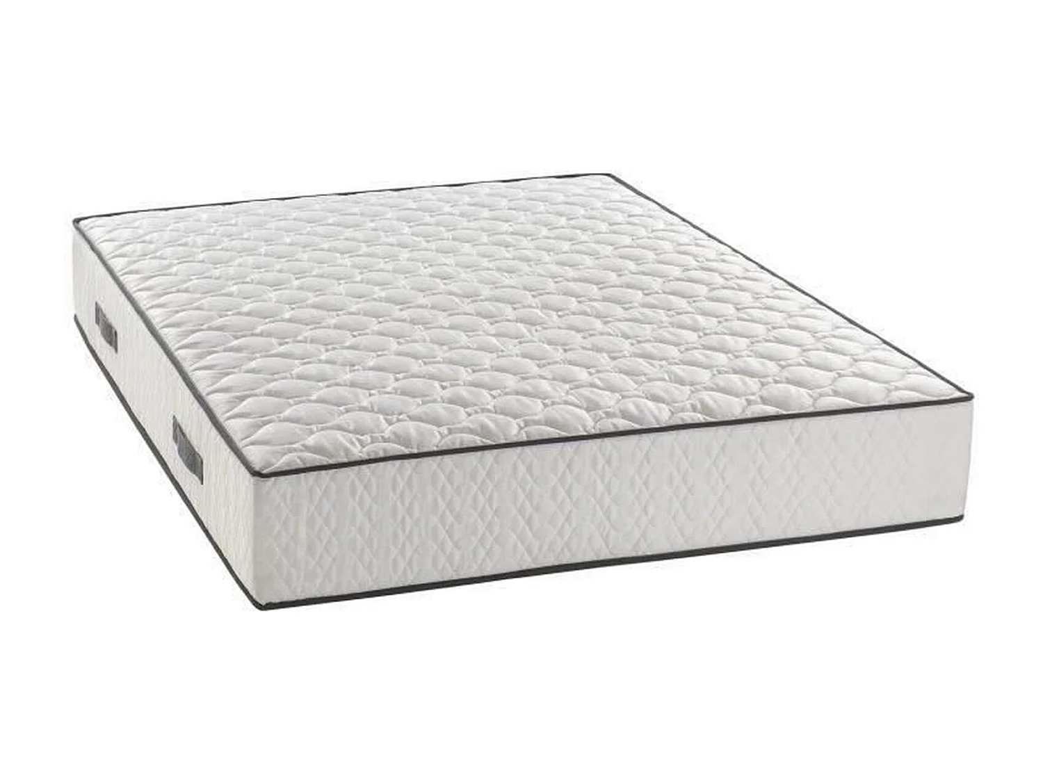 Ensemble matelas équilibré + sommier 140 x 190 x 24 cm - Ressorts - 7 zones