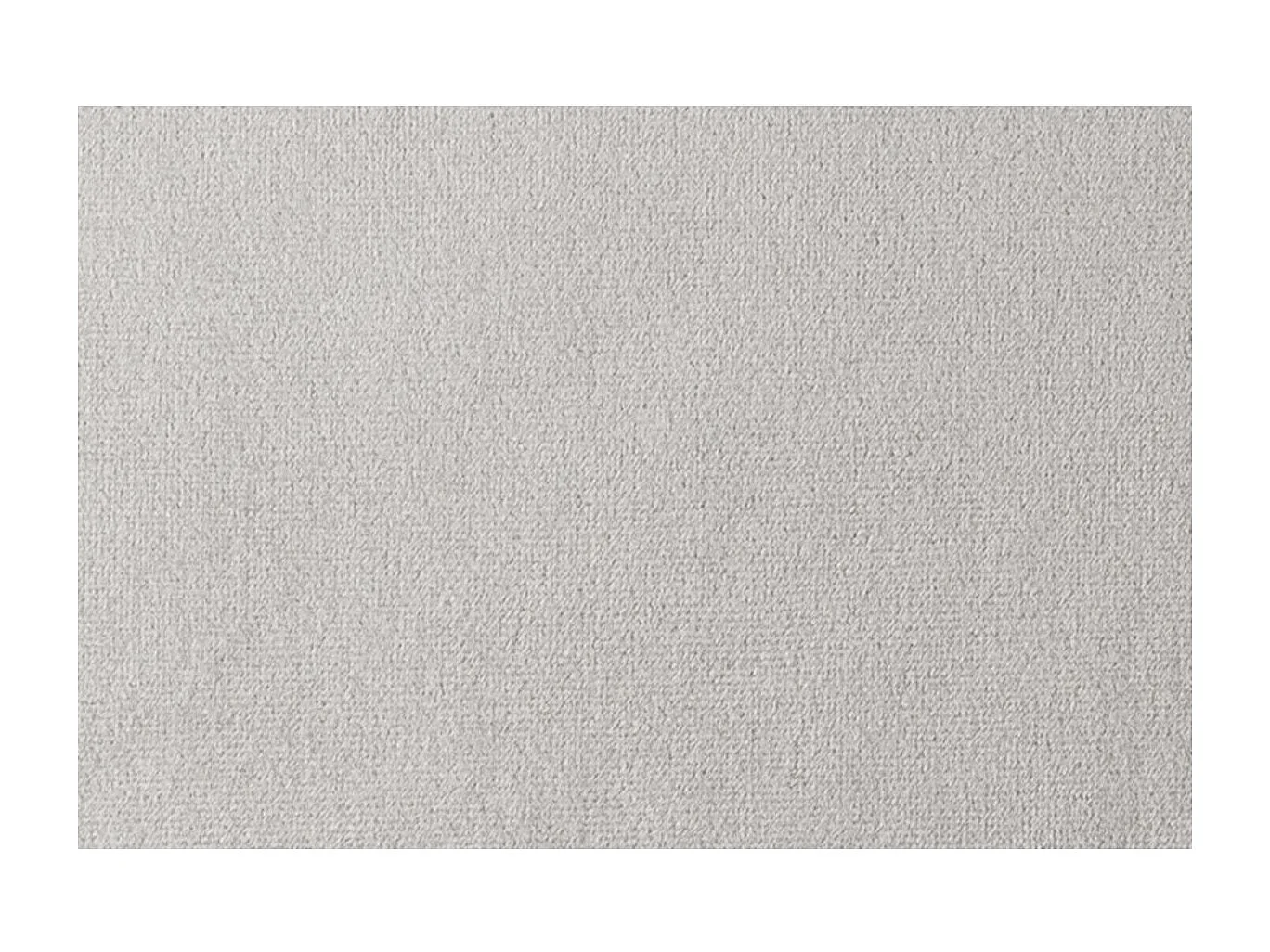 Lit 140x190cm avec tête de lit capitonnée velours et sommier kit gris clair - Hauteur totale : 29cm