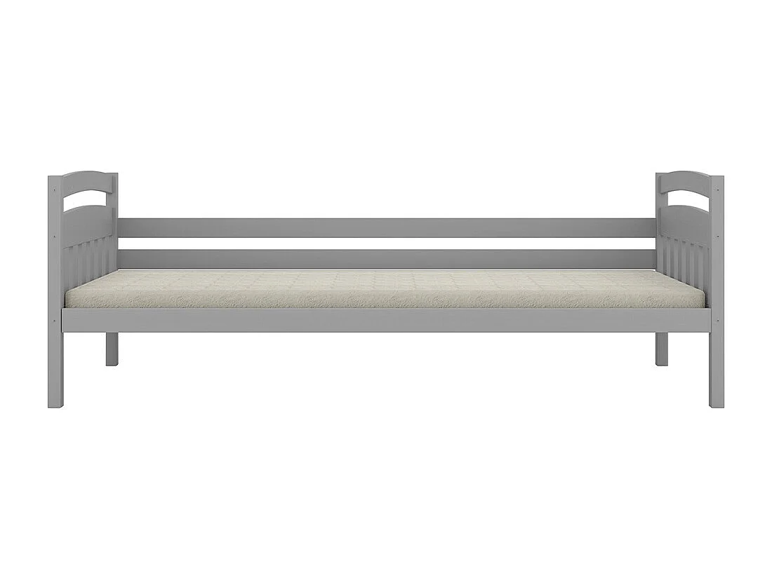 90x200 seng inkl. boxmadras og skuffer Tosia Grey