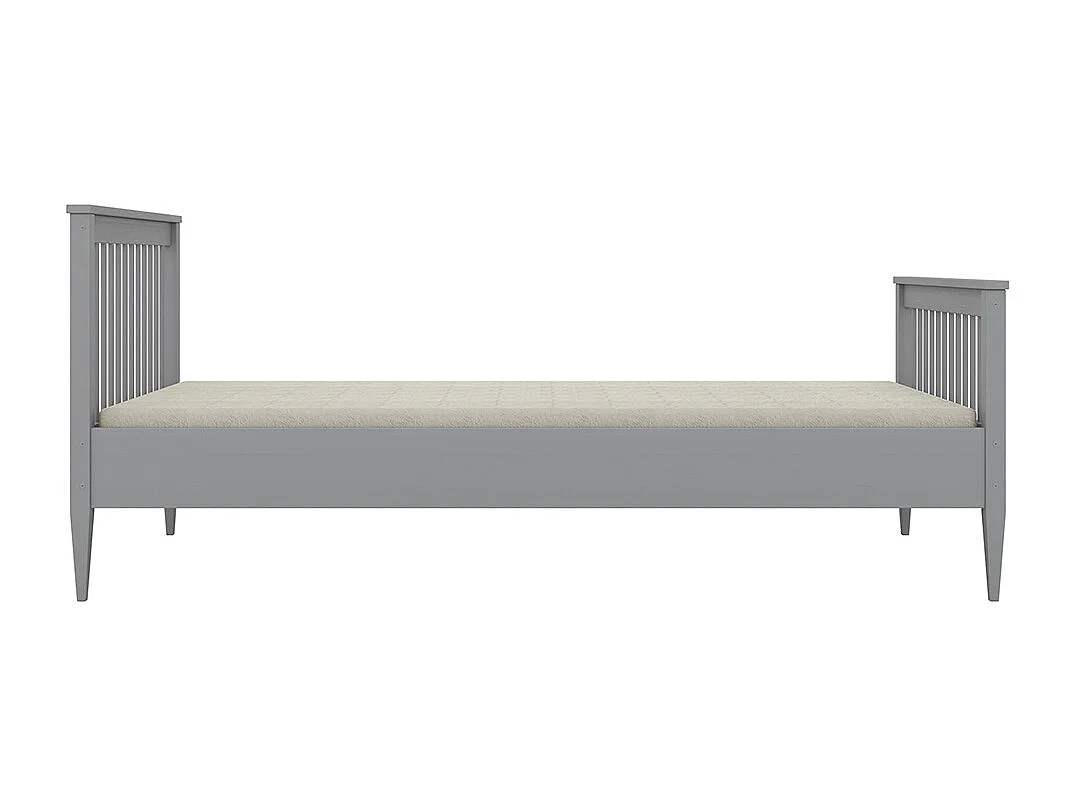 90x200 seng inklusive lamelbund Emilia Grey
