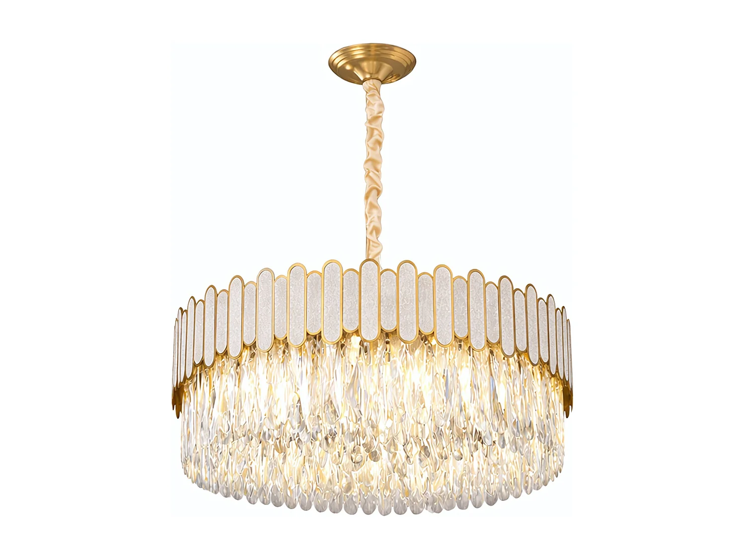 Lampe Suspendue Toolight App1747-8Cp 60Cm Gold