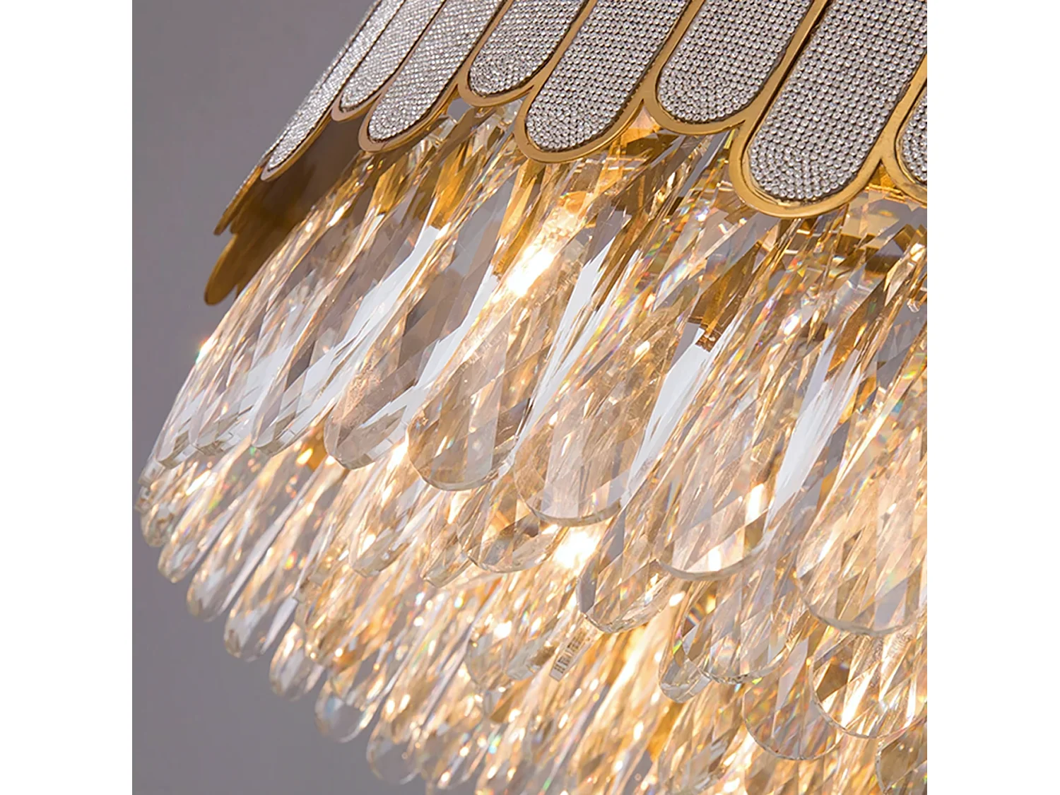 Lampe Suspendue Toolight App1747-8Cp 60Cm Gold