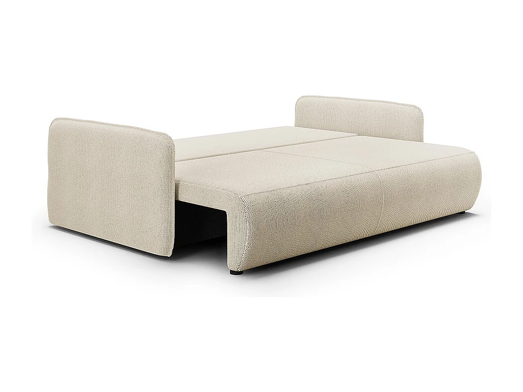 Canapé convertible 3 places avec coffre Claudio Beige