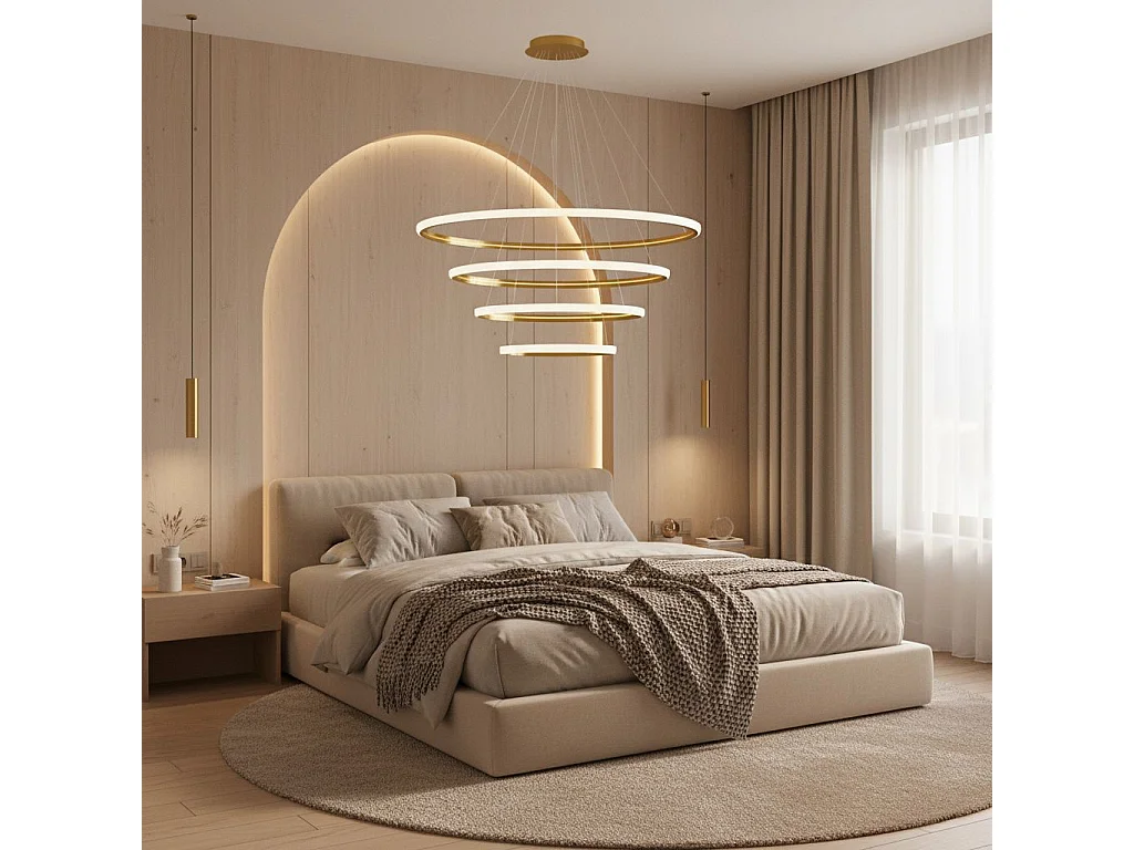 Lâmpada Suspensa Toolight Lhj009-Cp4 Gold Gold