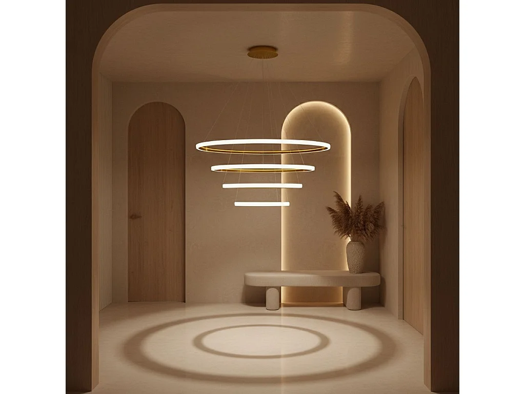 Lâmpada Suspensa Toolight Lhj009-Cp4 Gold Gold