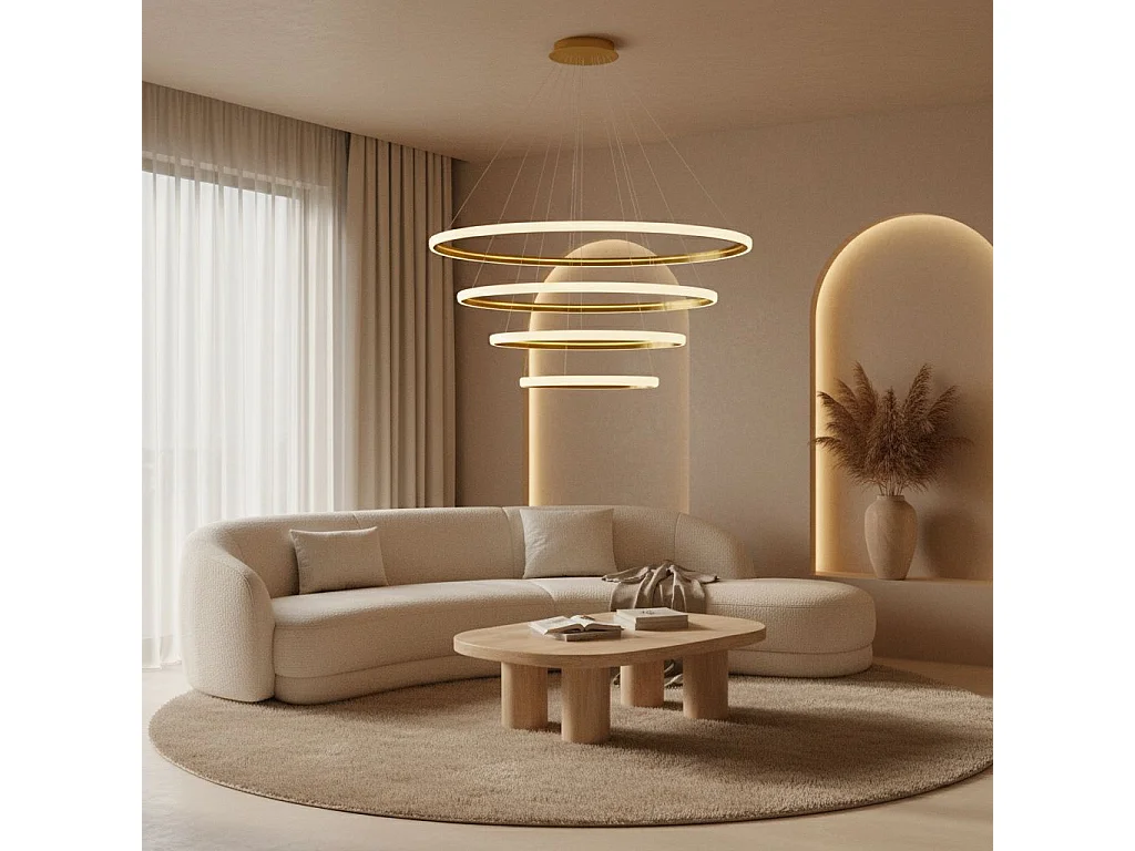 Lâmpada Suspensa Toolight Lhj009-Cp4 Gold Gold