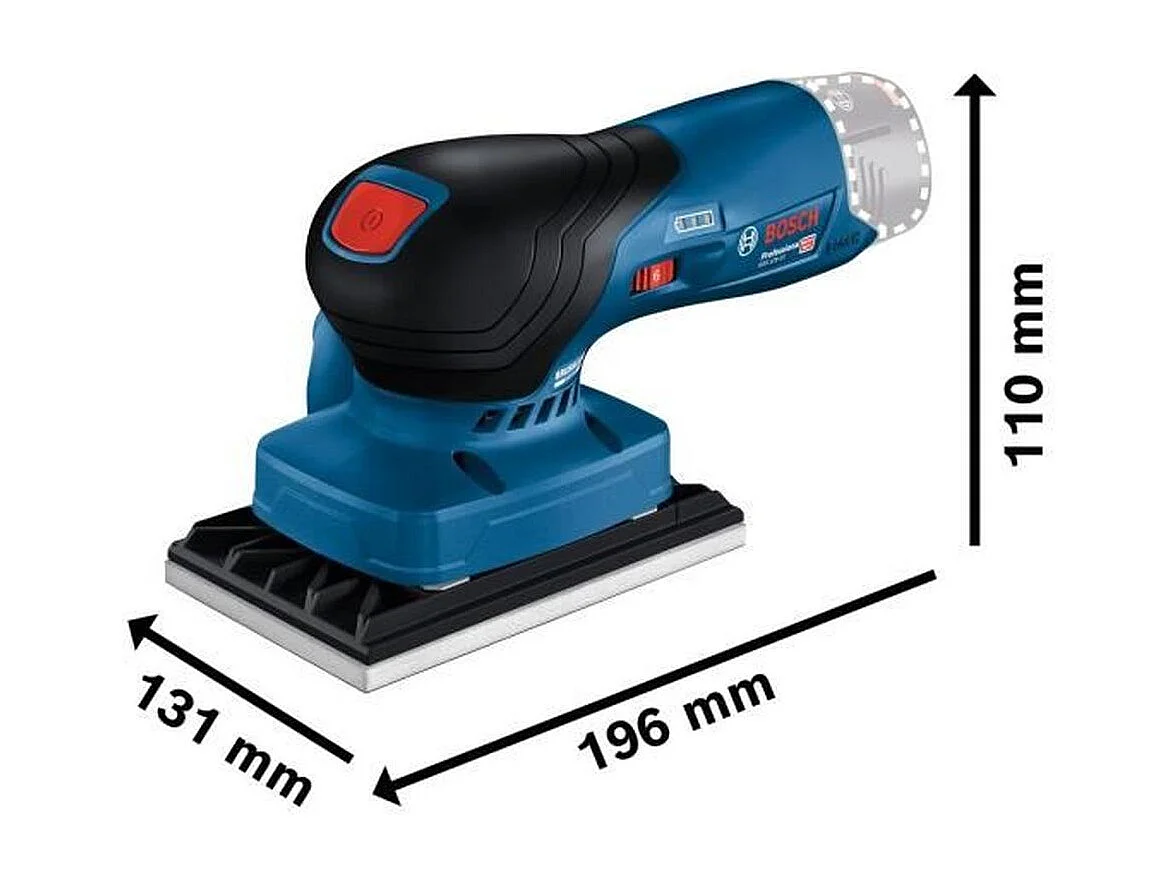 Levigatrice Rotorbitale Casuale Senza Fili Bosch Professional GSS 12V-13 (Solo Corpo)