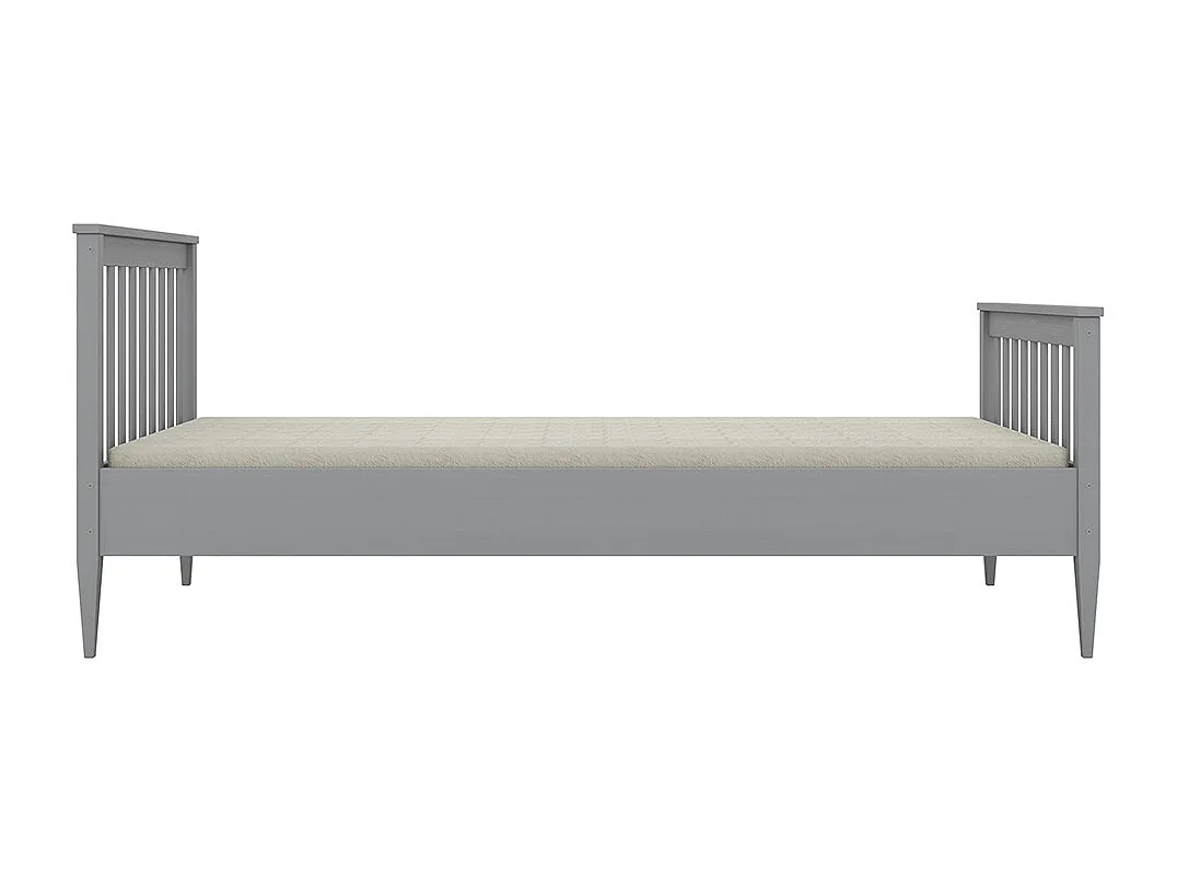 Ignas Grey 90x200 seng med bund