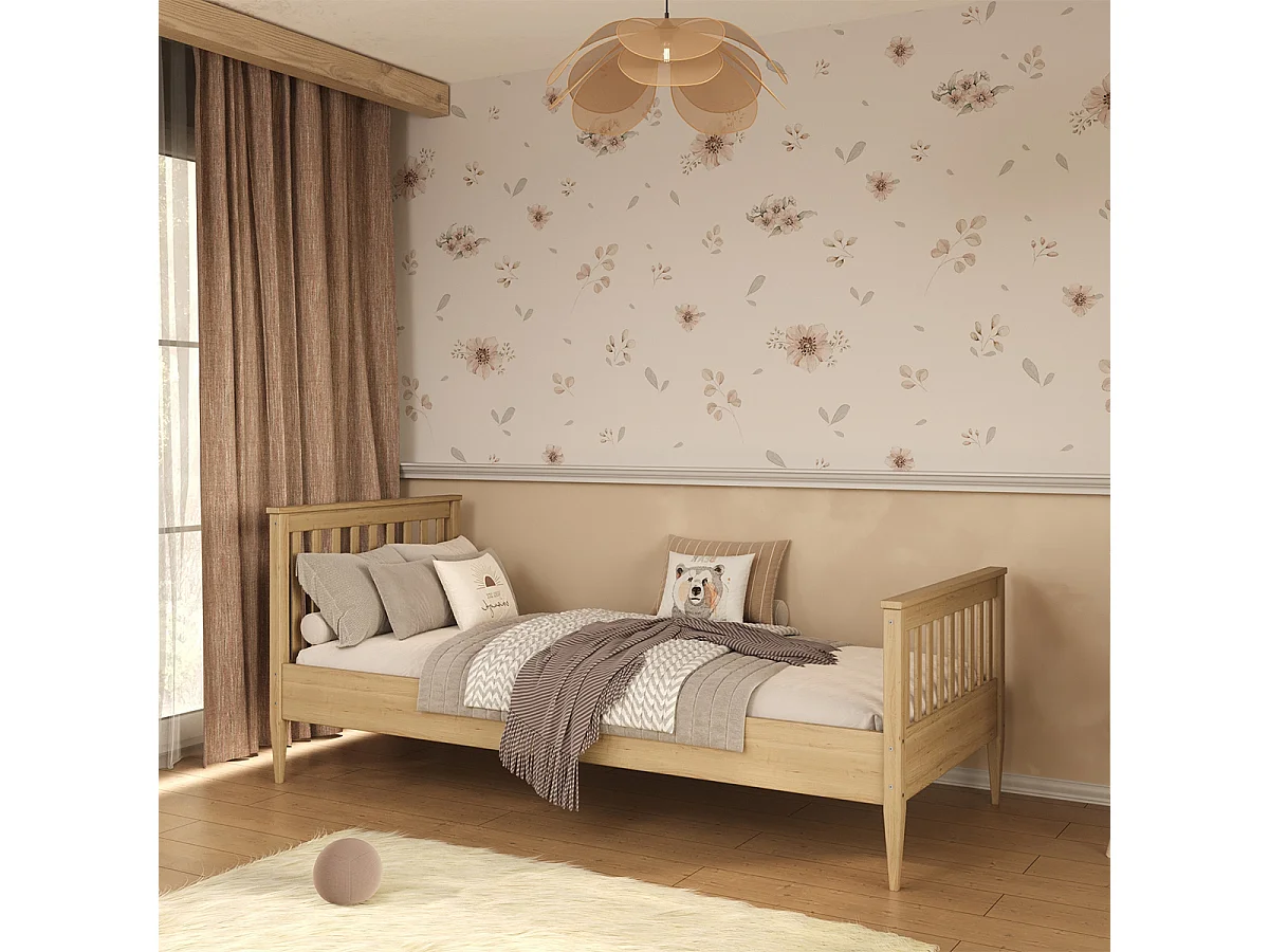 Ignas Wood 90x200 seng inkl. lamelbund