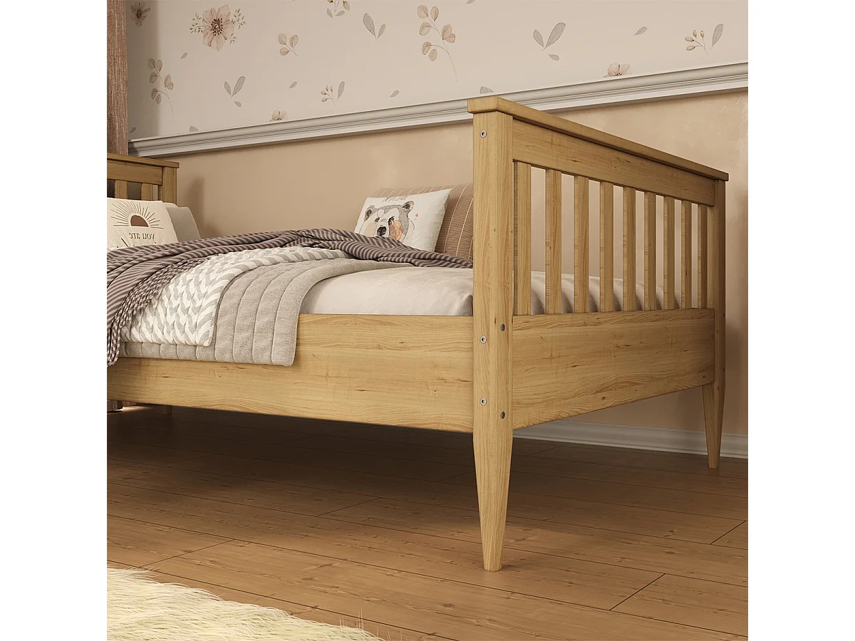 Ignas Wood 90x200 seng inkl. lamelbund