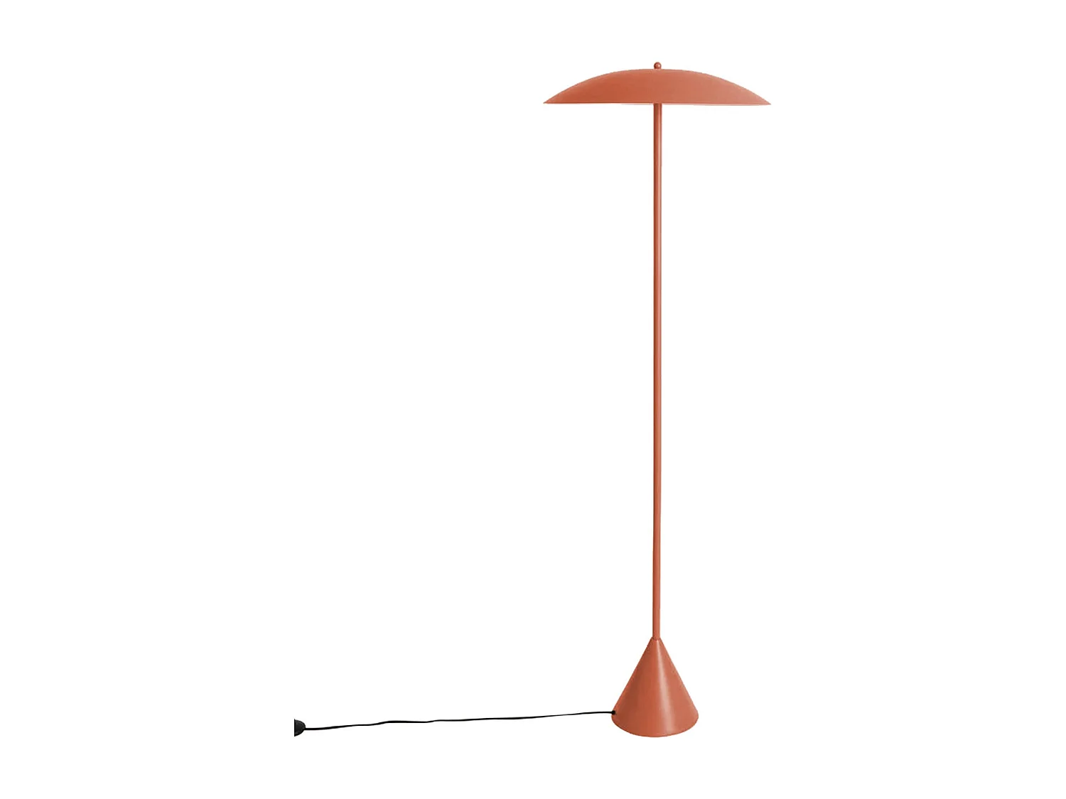Lampadaire intérieur métal Ø50cm terracotta - Lyse
