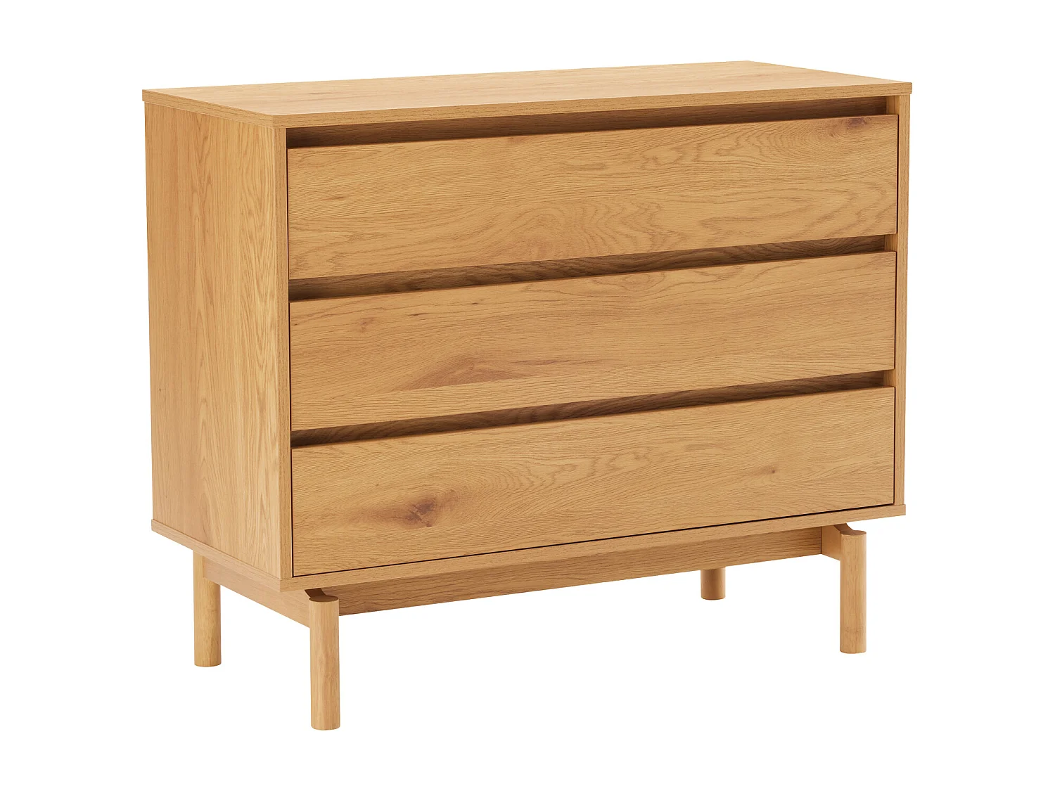 3-Schubladen-Holzkommode SARAH
