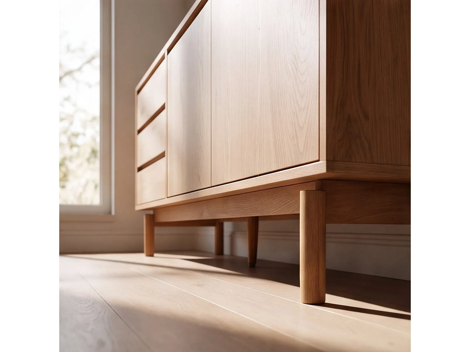 Buffet en bois 160cm SARAH - HAPPY GARDEN