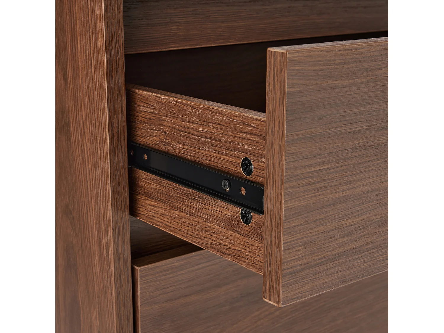 Donker houten buffet 160cm SARAH