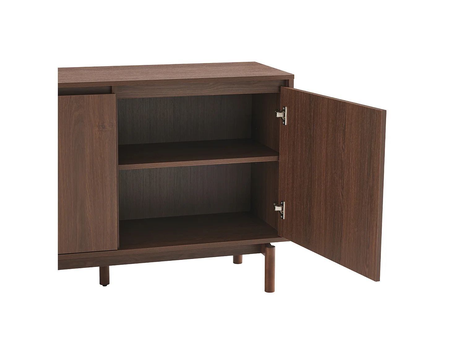 Buffet en bois foncé 120cm SARAH - HAPPY GARDEN