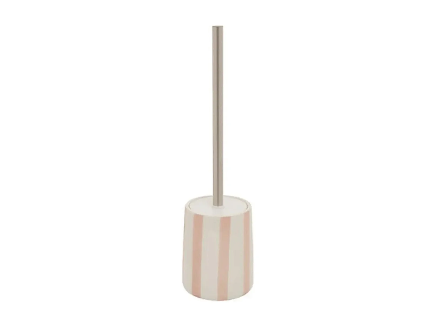 Brosse WC en Céramique "Strio" 39cm Rose