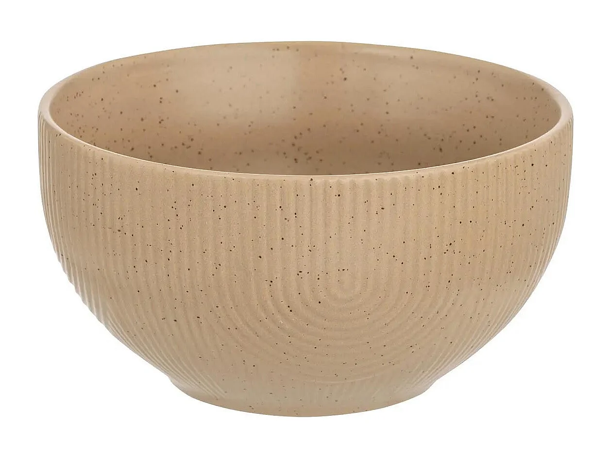 Lot de 6 Bols en Céramique "Lya" 60cl Taupe