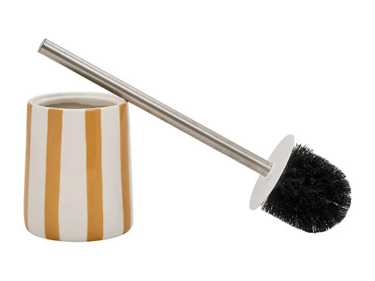 Brosse WC en Céramique "Strio" 39cm Jaune