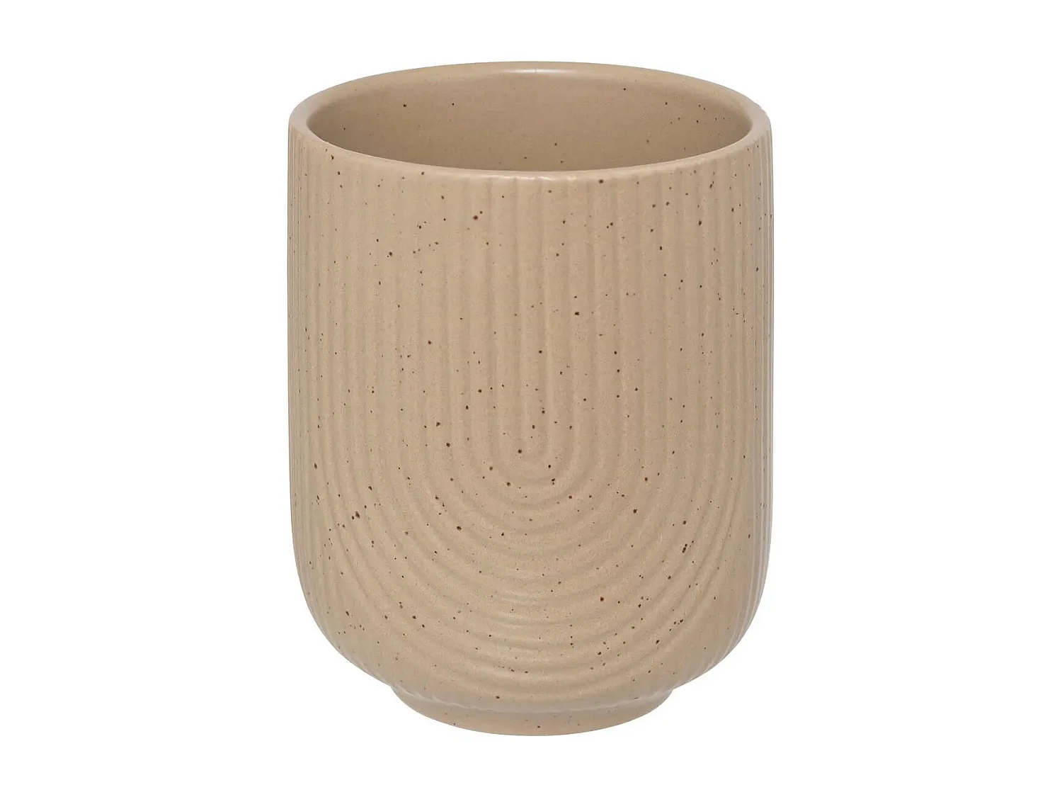 Lot de 6 Tasses en Céramique "Lya" 19cl Taupe