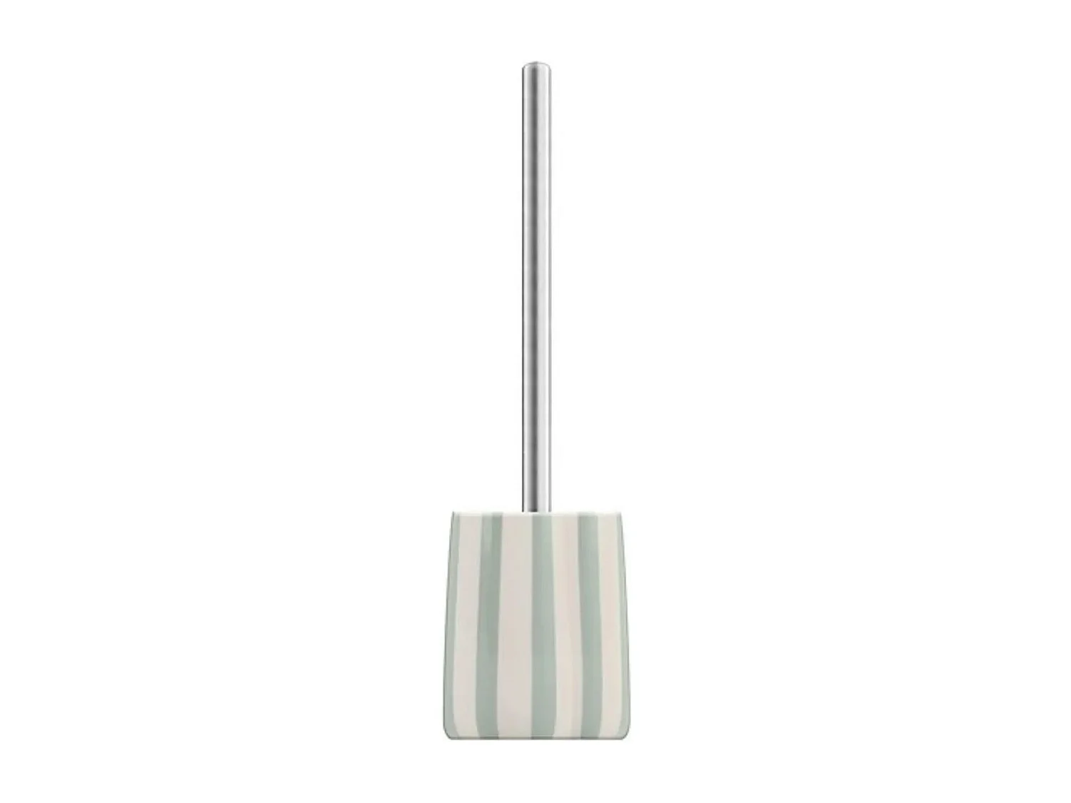 Brosse WC en Céramique "Strio" 39cm Vert Céladon
