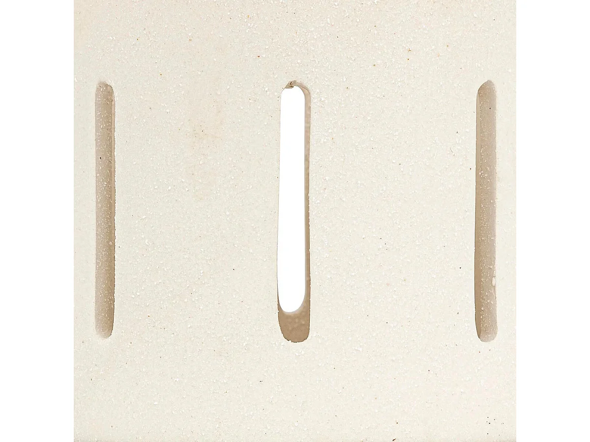 Photophore Ajouré en Céramique "Nuna" 12cm Blanc