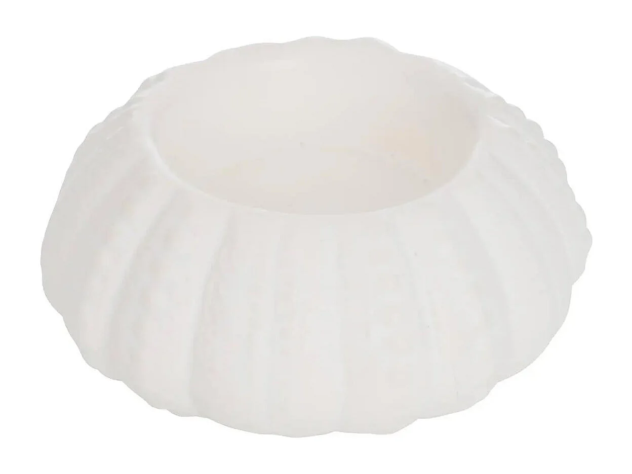 Photophore en Céramique "Océania" 8cm Blanc