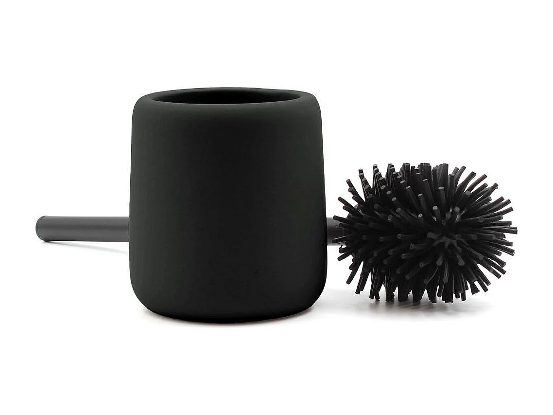 Brosse WC en Céramique "Ceralia" 38cm Noir