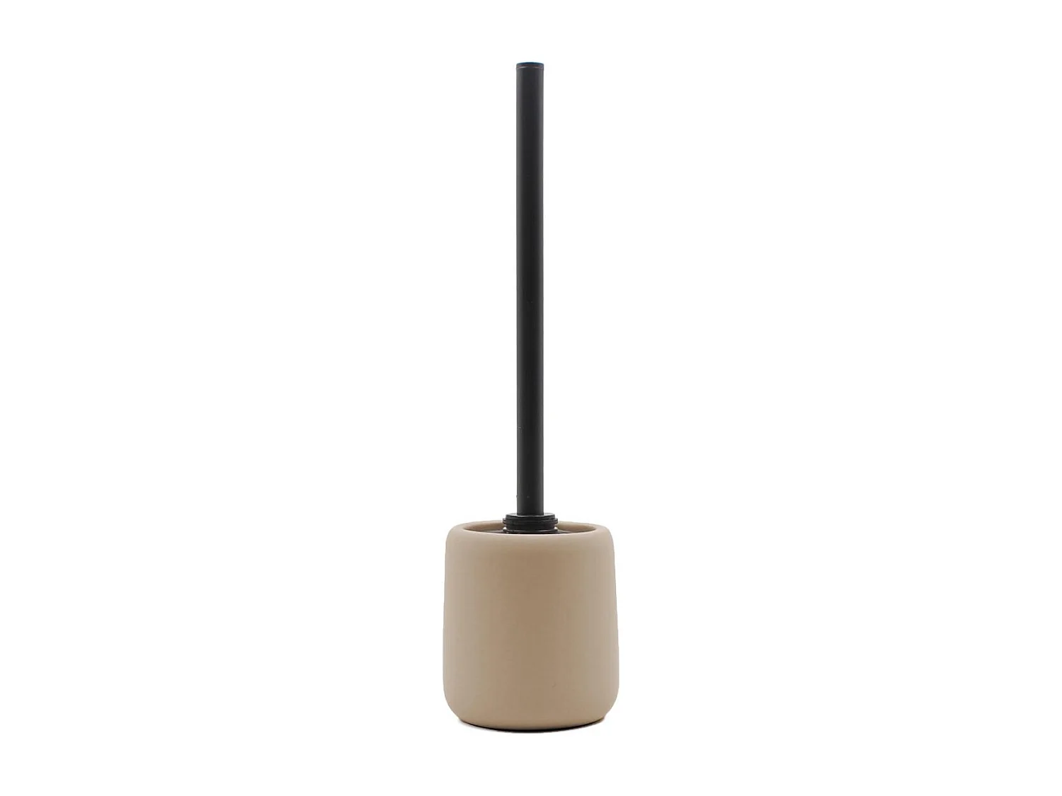 Brosse WC en Céramique "Ceralia" 38cm Taupe