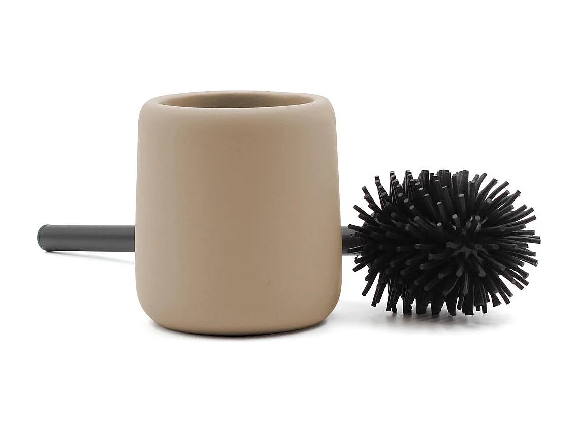 Brosse WC en Céramique "Ceralia" 38cm Taupe