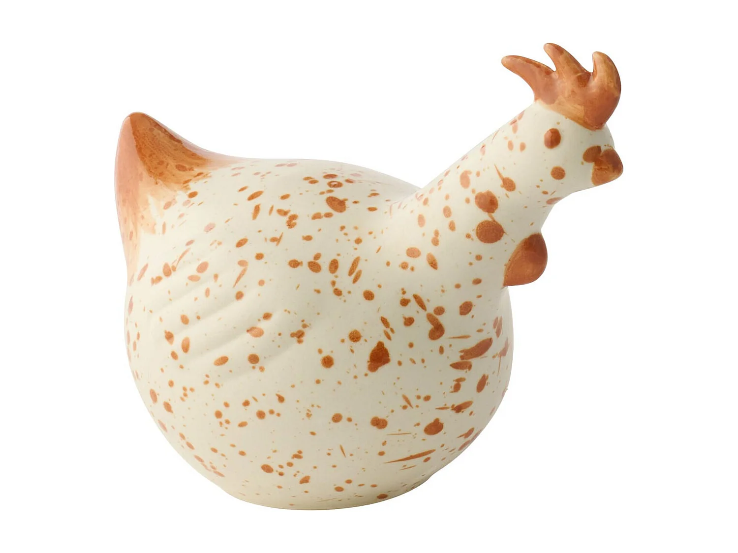 Statuette Coque en Céramique "Garth" 23cm Blanc