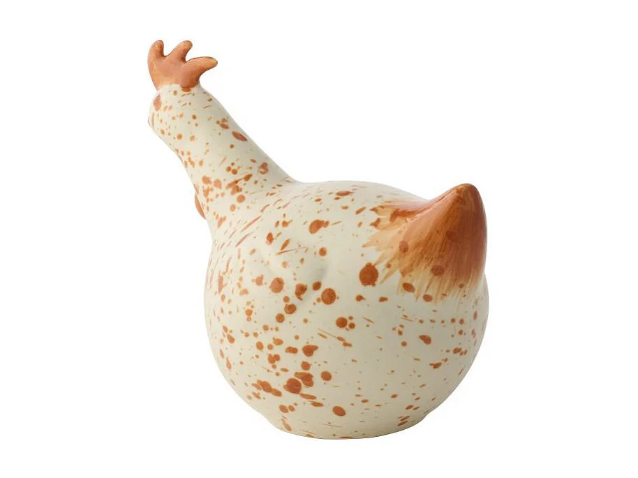 Statuette Coque en Céramique "Garth" 23cm Blanc