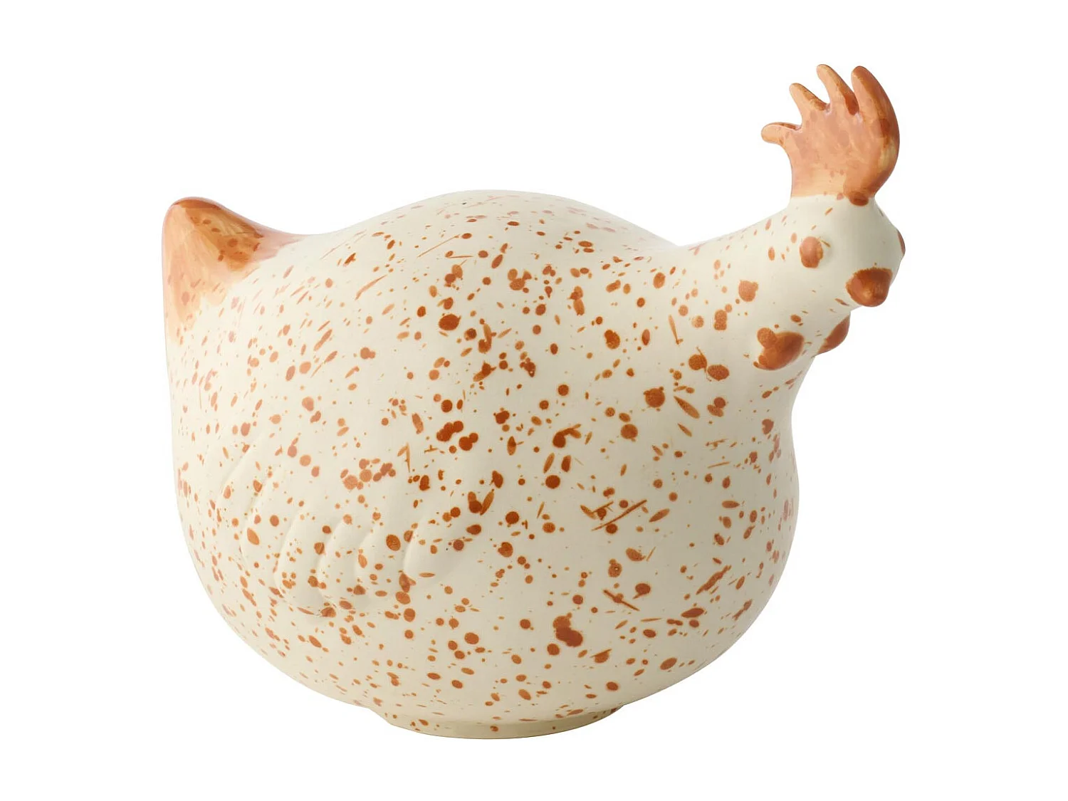 Statuette Coque en Céramique "Garth" 32cm Blanc