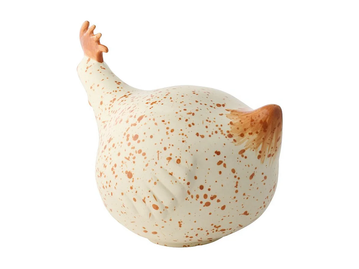 Statuette Coque en Céramique "Garth" 32cm Blanc