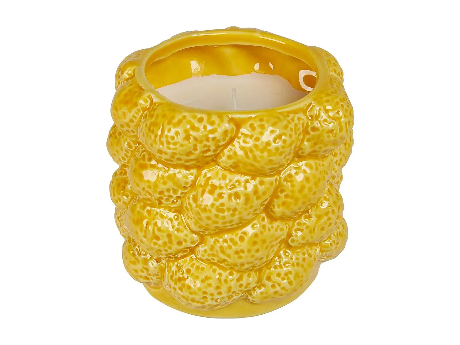 Bougie Parfumée Citron en Céramique "Yucatan" 330g Agrumes
