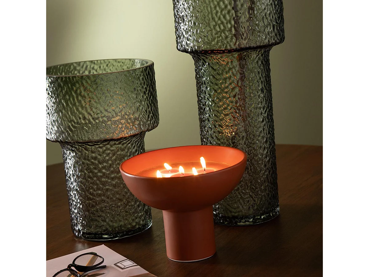 Bougie Parfumée en Céramique "Tasse" 20cm Nordic Vetiver