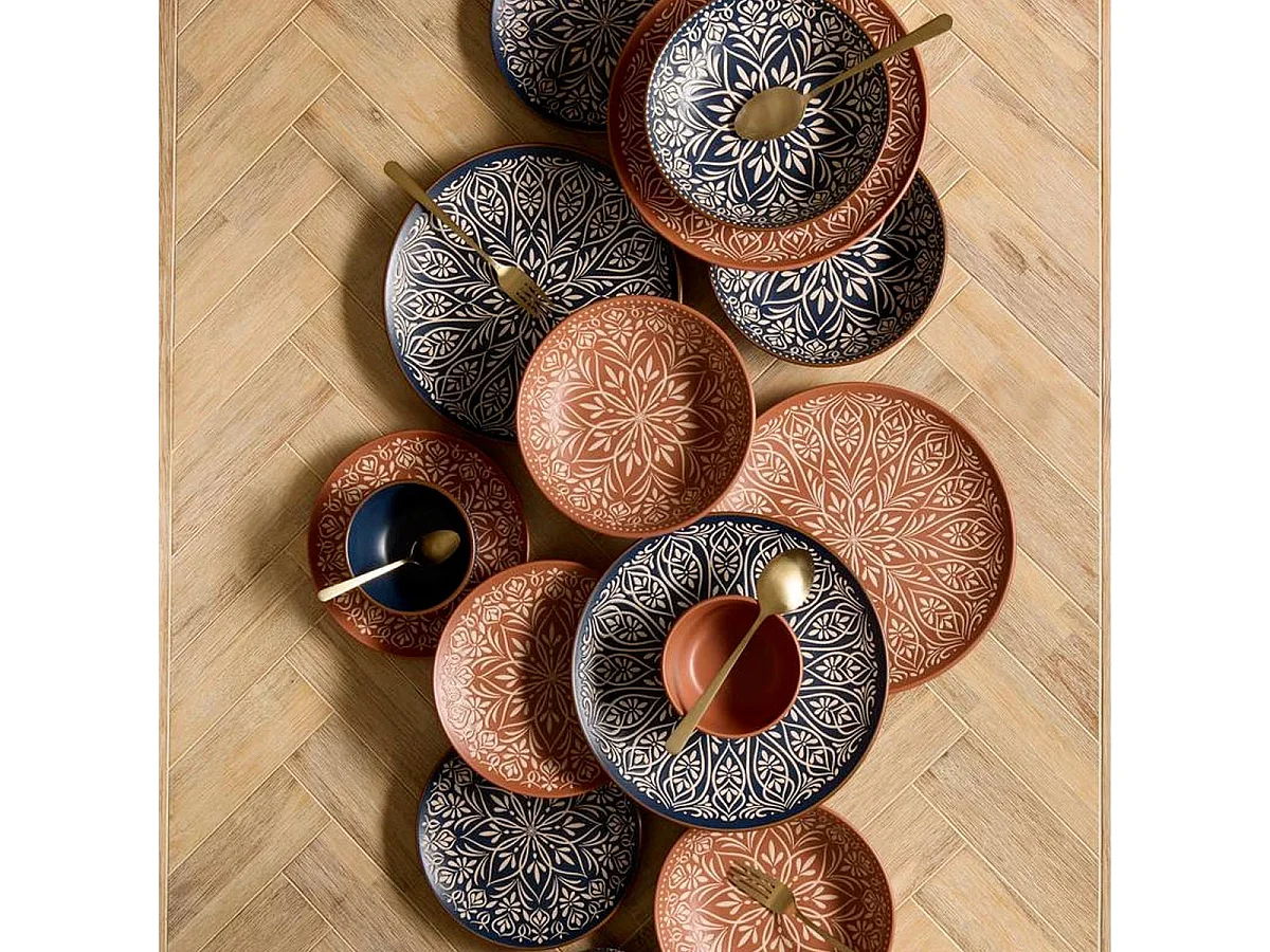 Lot de 6 Coupelles en Céramique "Inès" 12cm Terracotta