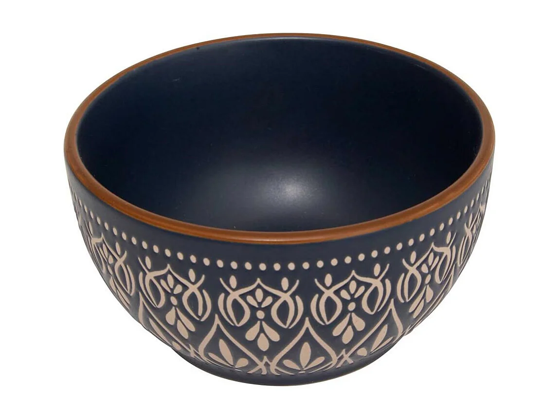 Lot de 6 Coupelles en Céramique "Inès" 12cm Bleu