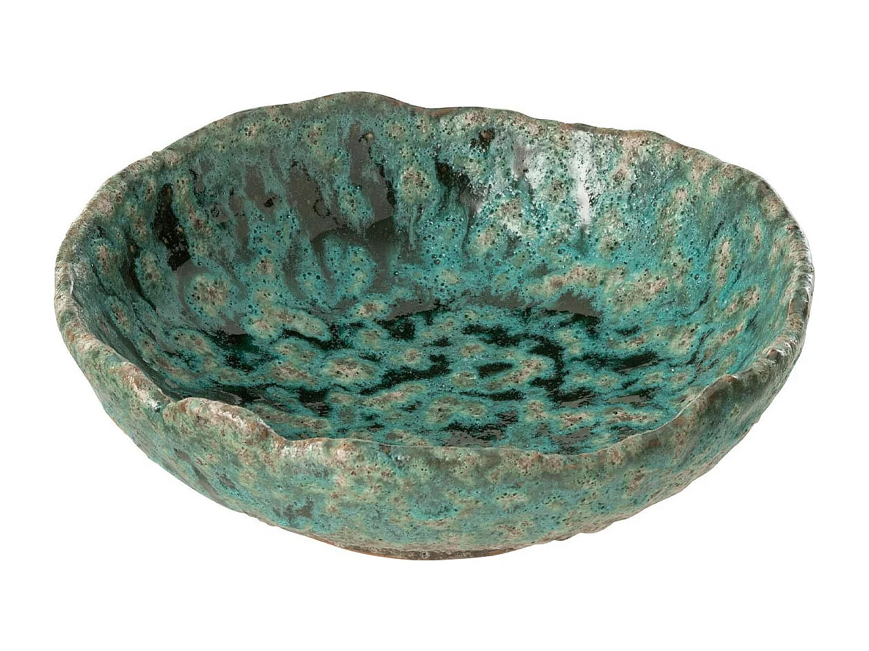 Coupelle Déco en Céramique "Naga" 20cm Bleu Azur