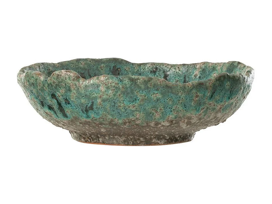 Coupelle Déco en Céramique "Naga" 20cm Bleu Azur