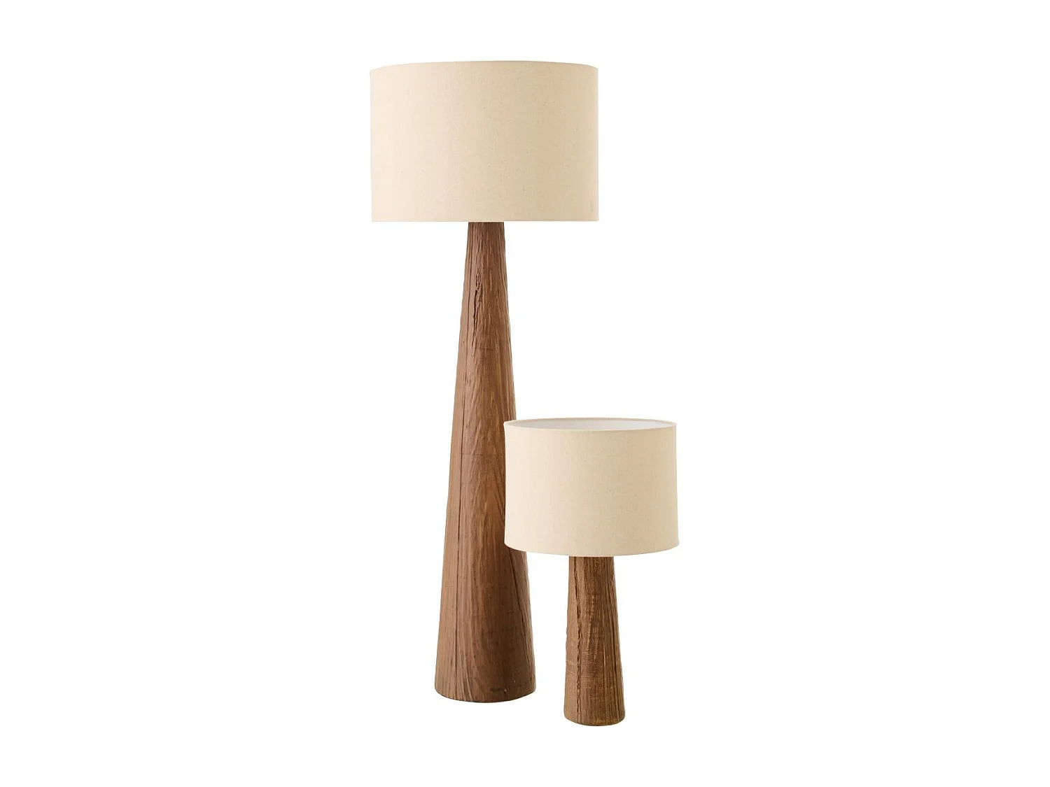Lampadaire en Céramique "Melina" 102cm Marron