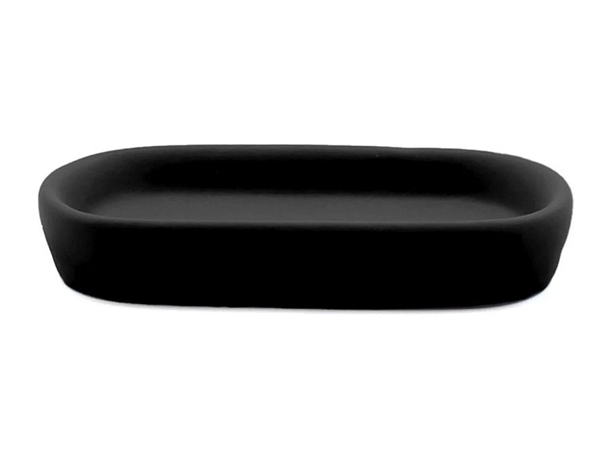Porte-Savon en Céramique "Ceralia" 13cm Noir