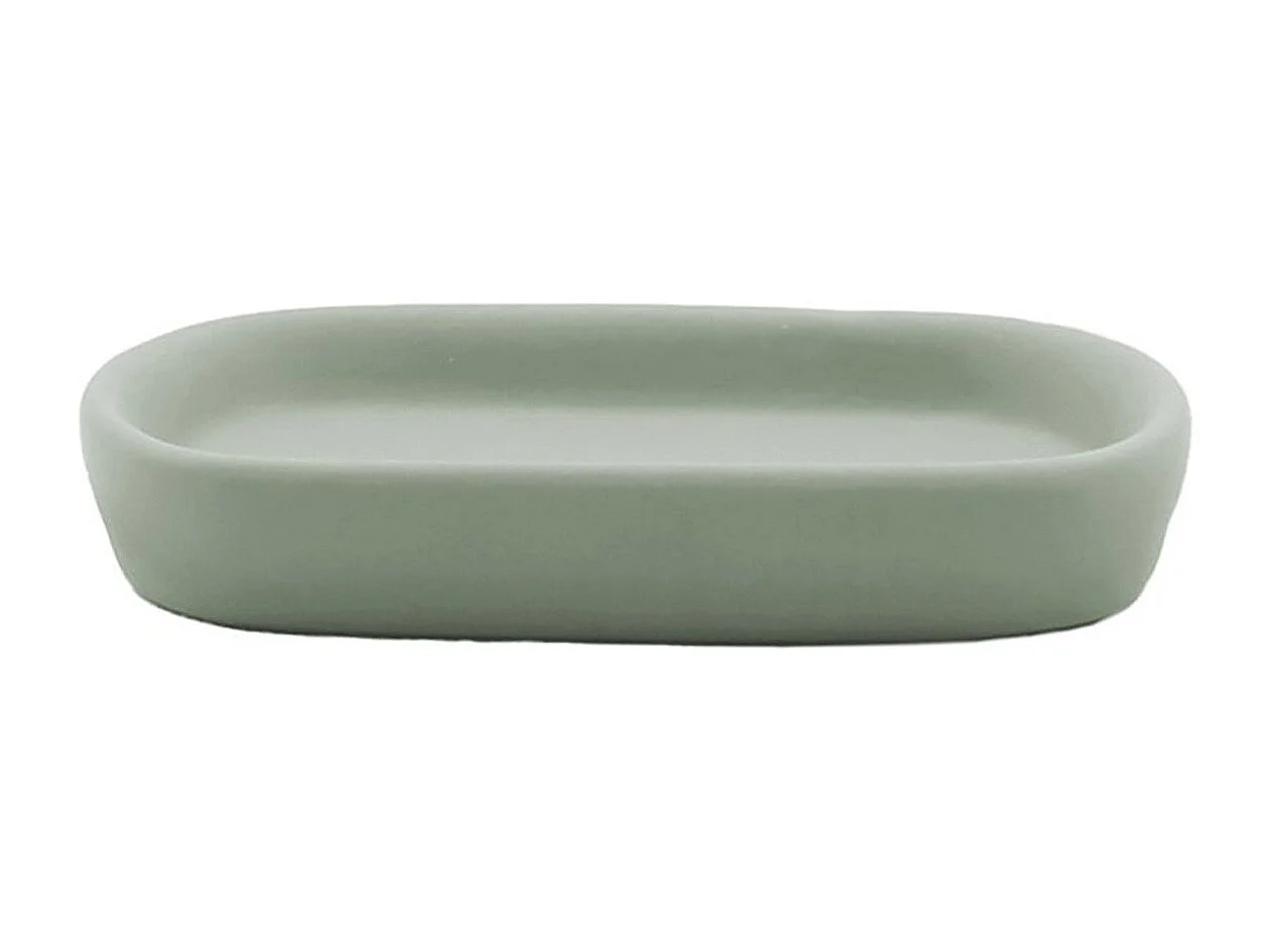 Porte-Savon en Céramique "Ceralia" 13cm Sauge