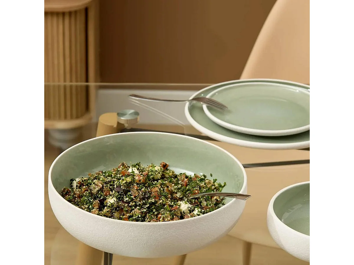 Saladier en Céramique "Chiara" 27cm Vert
