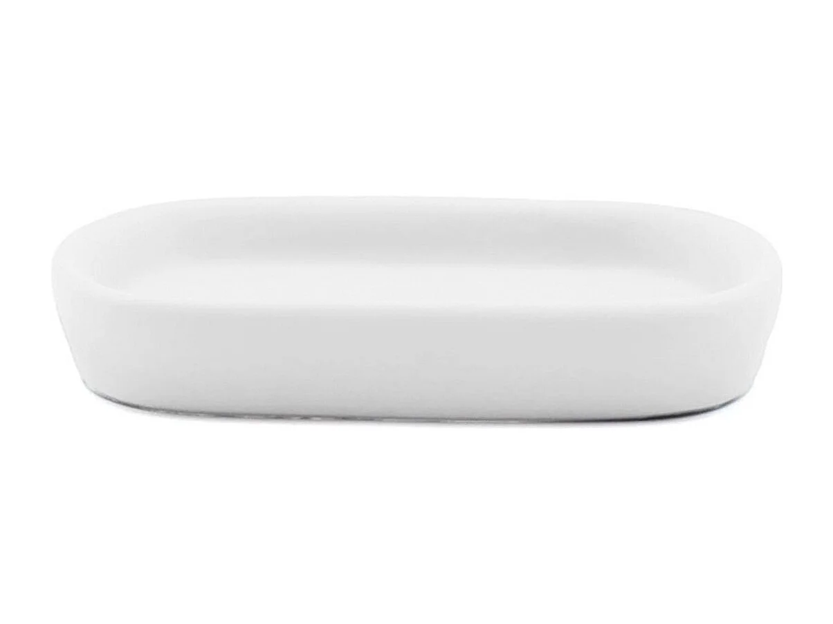 Porte-Savon en Céramique "Ceralia" 13cm Blanc