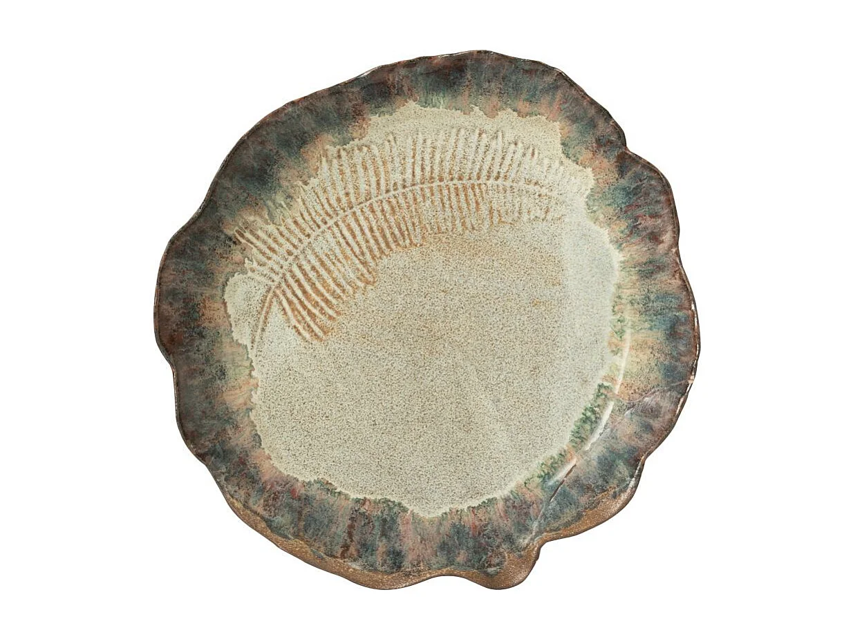 Coupelle Déco en Céramique "Naga" 30cm Rouille