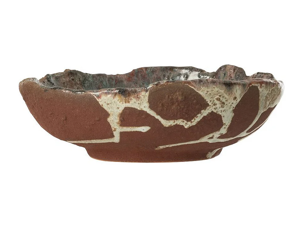 Coupelle Déco en Céramique "Naga" 20cm Rouille