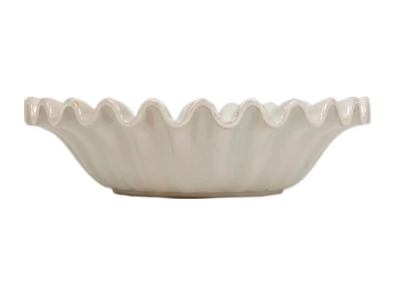 Coupe Vide-Poche en Céramique "Sien" 25cm Blanc