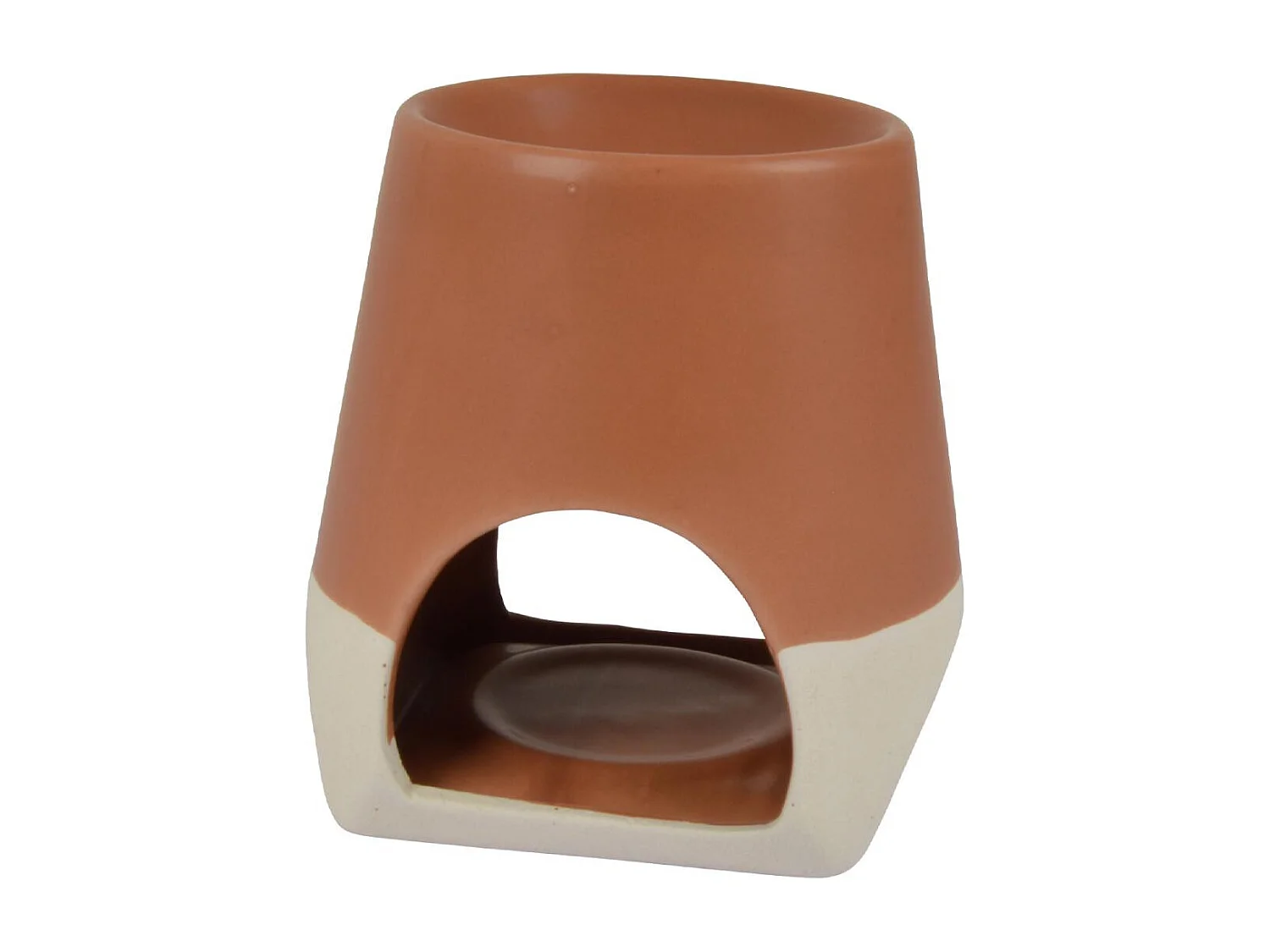 Brûle Parfum en Céramique "Irène" 10cm Terracotta