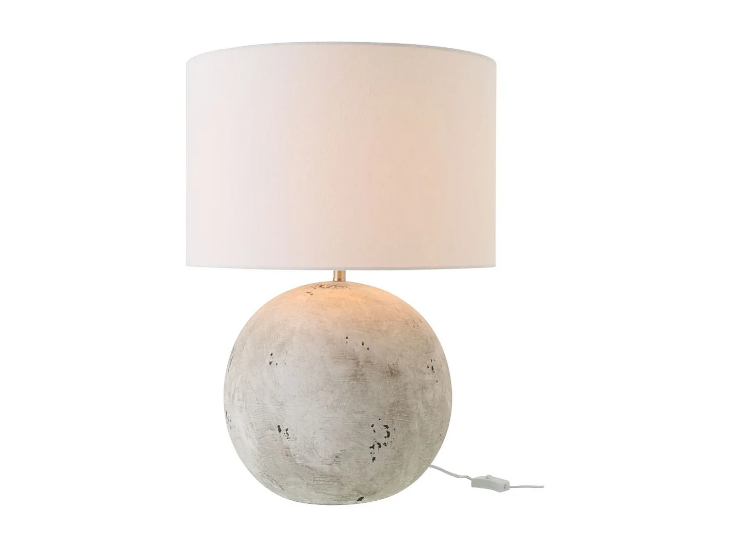 Lampe à Poser en Céramique "Balle" 62cm Gris