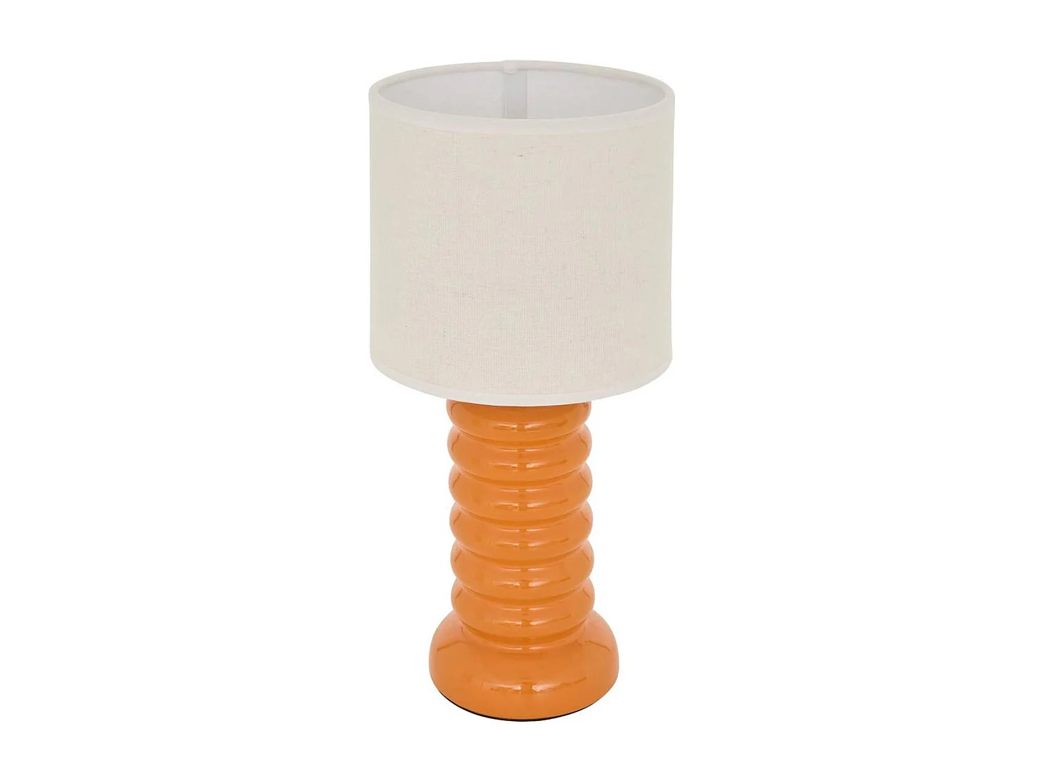 Lampe à Poser en Céramique "Vinas" 33cm Orange
